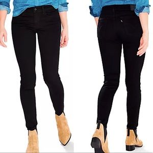 Levi's 710 Super Skinny Jeans Black Secluded Echo 30